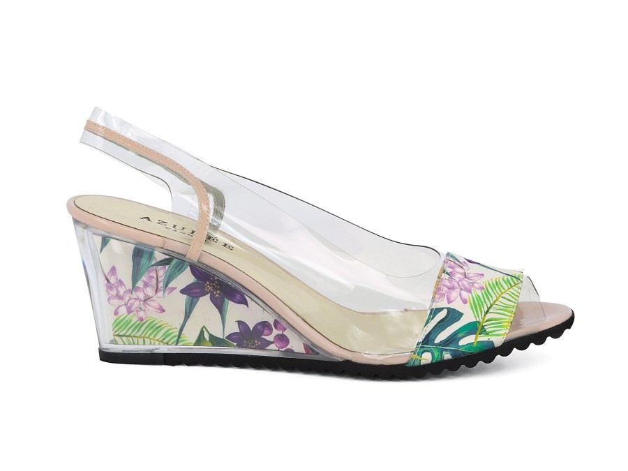 Woman AZUREE Heels | Novera Flower | Peter Sheppard Footwear