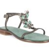 Woman VIA MERCANTI Sandals | Viveca Dk Pewter | Peter Sheppard Footwear