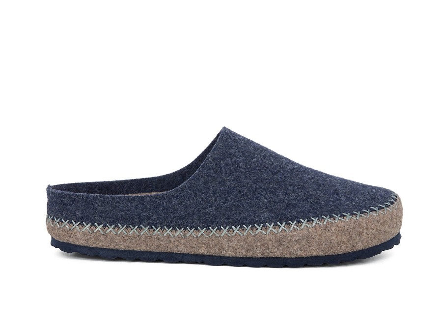 Man TONI PONS Slippers | Liam-T Navy | Peter Sheppard Footwear