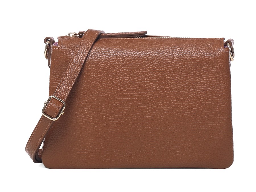 Woman INNUE HANDBAGS Handbags & Wallets | Hb F22 Brown | Peter Sheppard Footwear