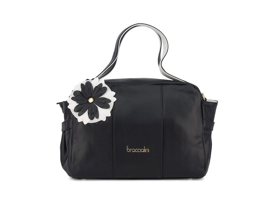 Woman BRACCIALINI HANDBAGS Handbags & Wallets | B 16940 Black | Peter Sheppard Footwear