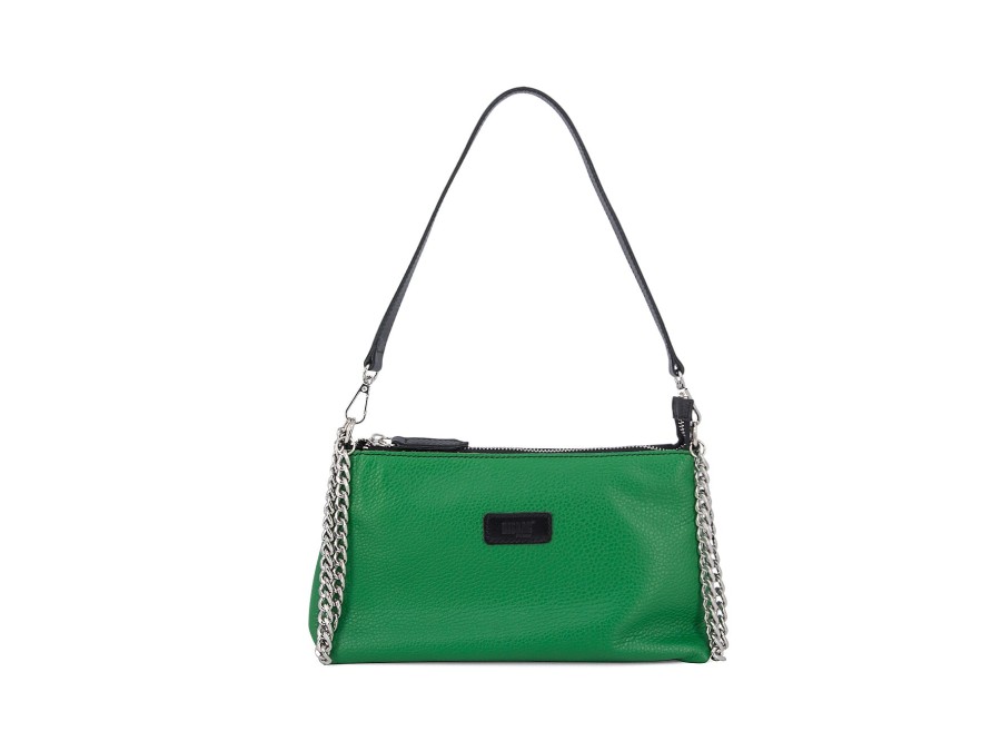 Woman BISBAGS Handbags & Wallets | Nardelina Green | Peter Sheppard Footwear