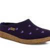 Woman HAFLINGER Slippers | Cuoricini Purple | Peter Sheppard Footwear