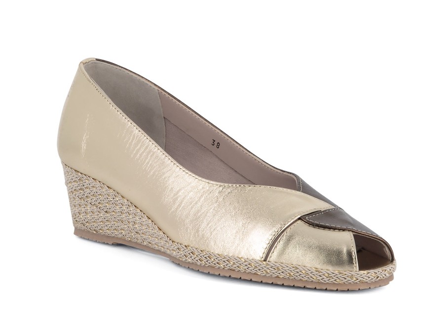 Woman VITO PASTORE Wedges | Bosette Pewter Multi | Peter Sheppard Footwear