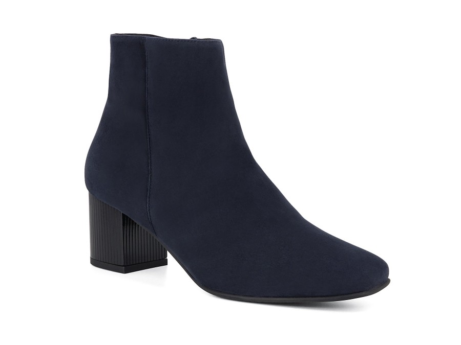 Woman PIESANTO Ankle Boots | Pallaro Navy | Peter Sheppard Footwear