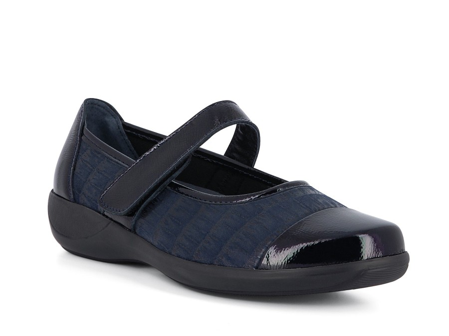 Woman CHRISTIAN DIETZ Mary Janes | Cozima Navy | Peter Sheppard Footwear