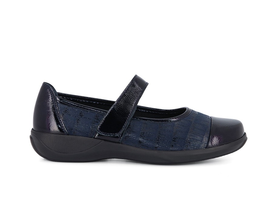 Woman CHRISTIAN DIETZ Mary Janes | Cozima Navy | Peter Sheppard Footwear