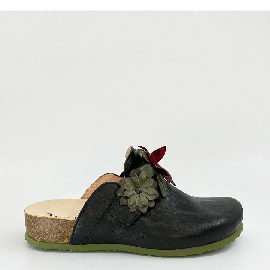 Woman THINK OUTLET Slides | 3-000672 Deep Forest | Peter Sheppard Footwear