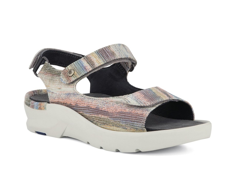 Woman WOLKY Sandals | Dutch White Multi | Peter Sheppard Footwear