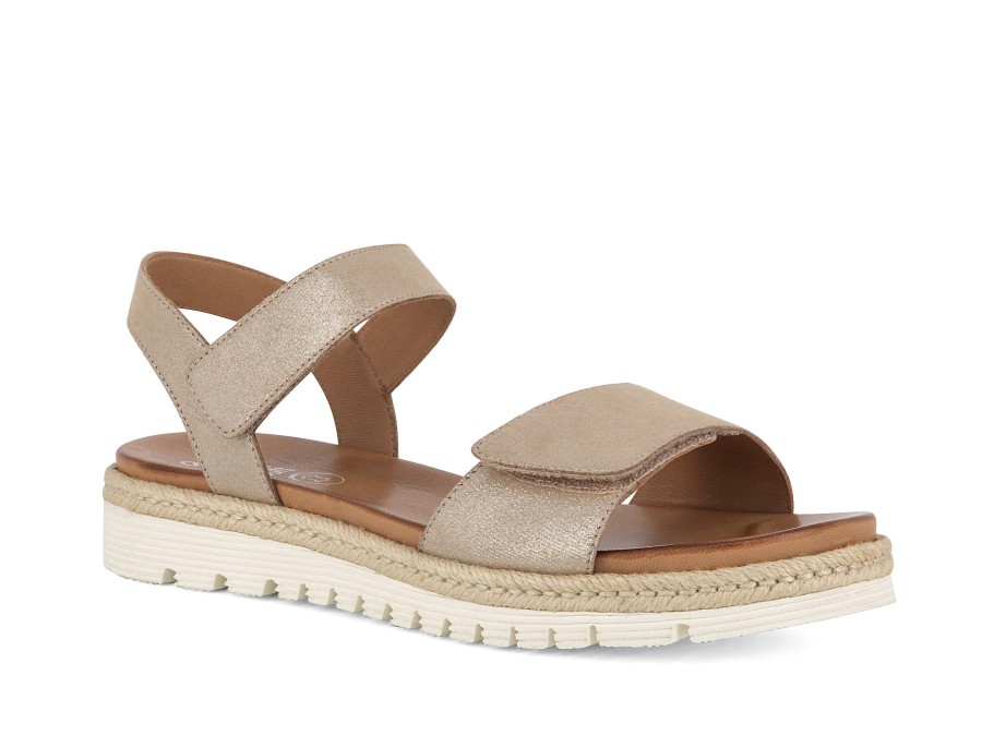 Woman ARA Sandals | 38113 Sand Metallic | Peter Sheppard Footwear