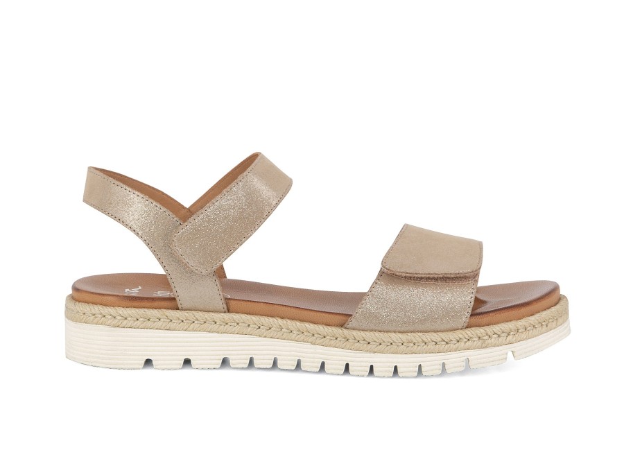 Woman ARA Sandals | 38113 Sand Metallic | Peter Sheppard Footwear