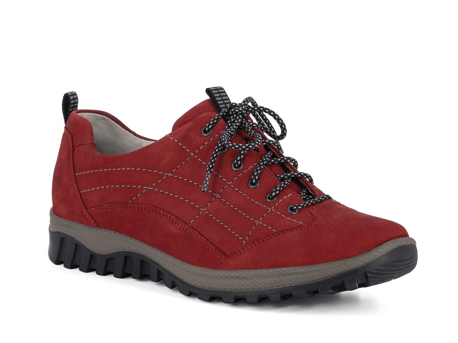 Woman WALDLAUFER Sneakers | Weapon Winter Red | Peter Sheppard Footwear