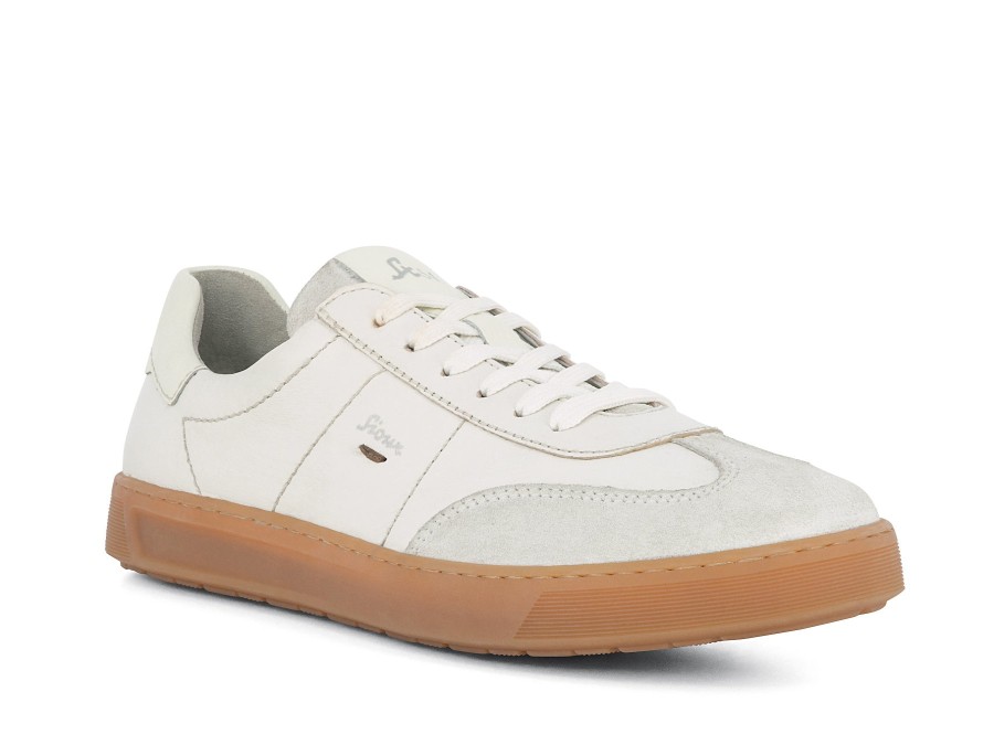 Man SIOUX Sneakers | Tedroso White | Peter Sheppard Footwear