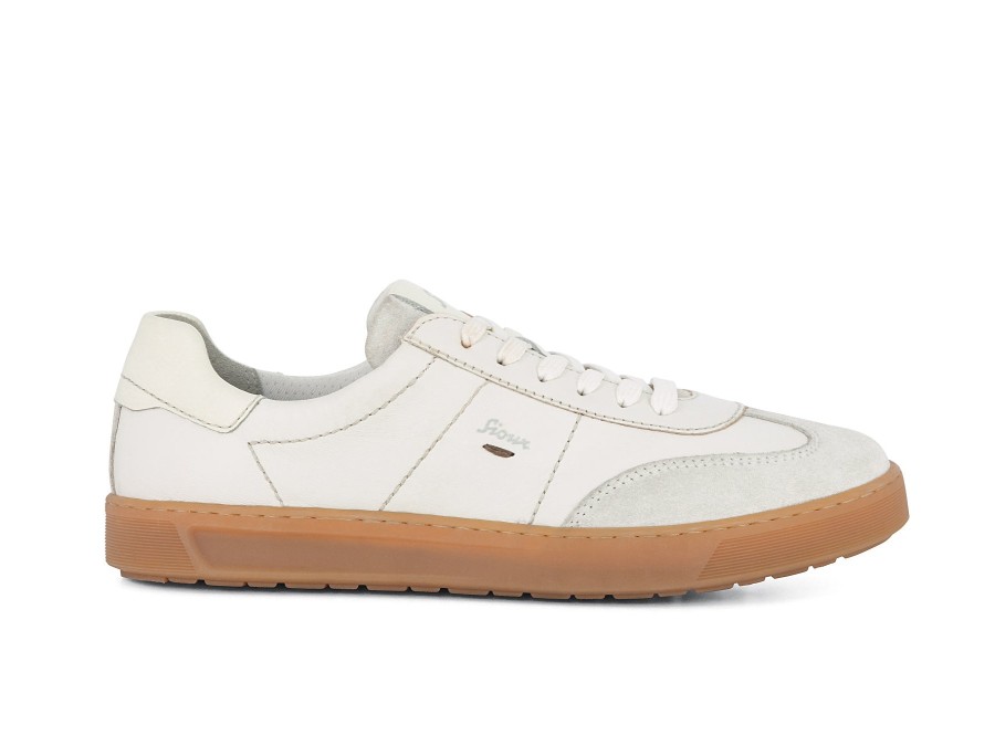 Man SIOUX Sneakers | Tedroso White | Peter Sheppard Footwear