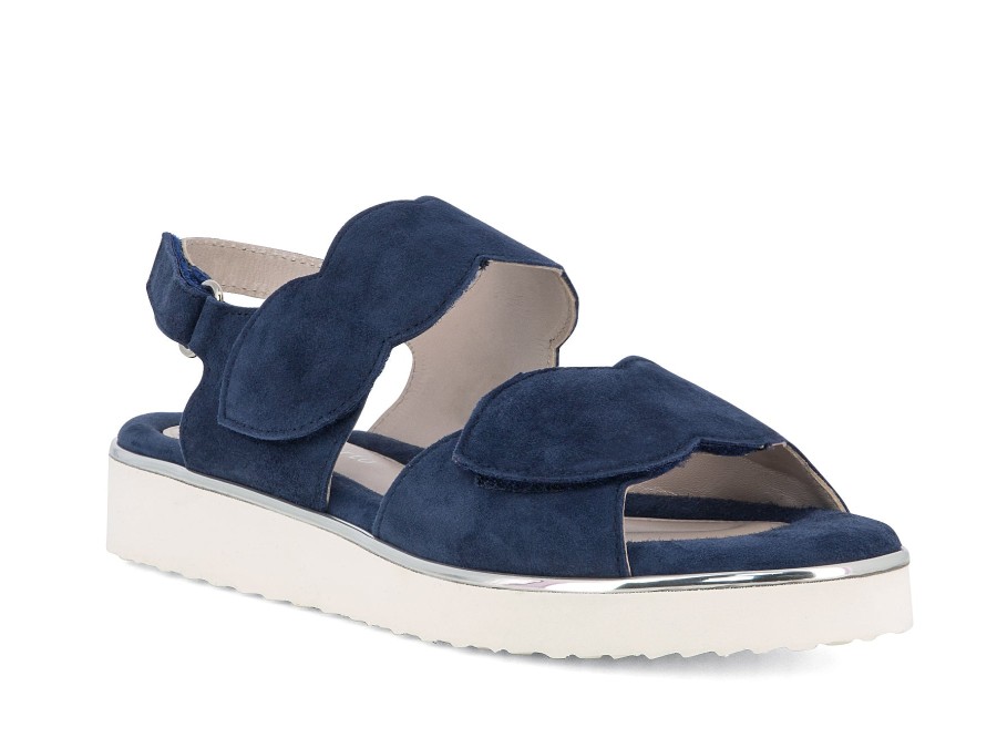 Woman BELLA COMFORTO Sandals | Bicola Navy | Peter Sheppard Footwear