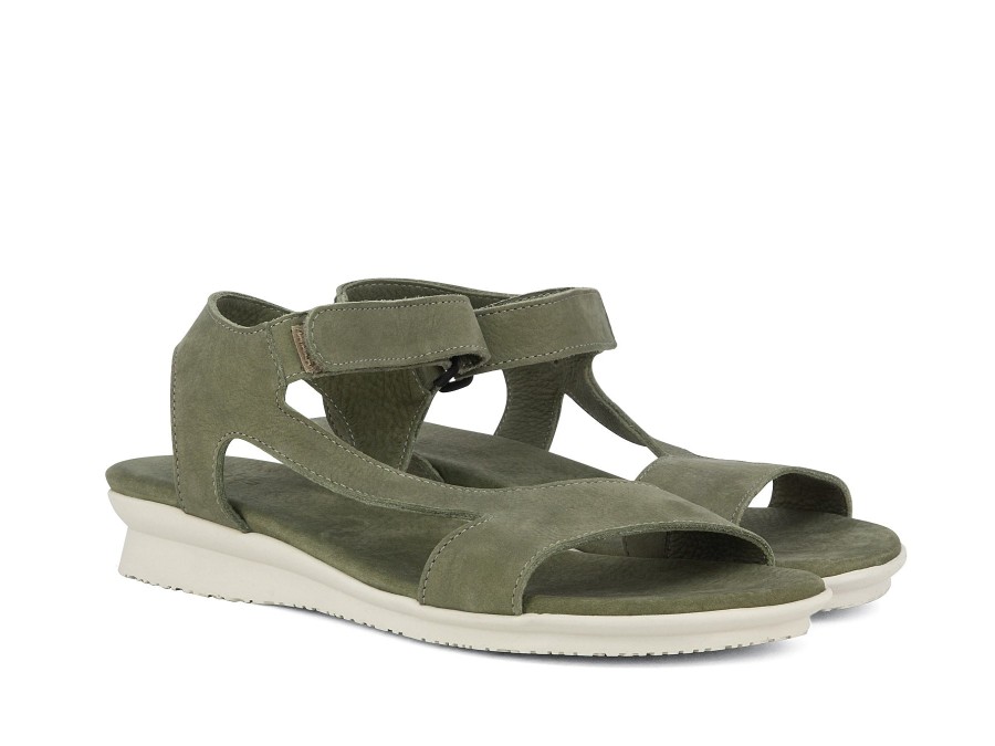 Woman ARCHE Sandals | Auhako Khaki | Peter Sheppard Footwear