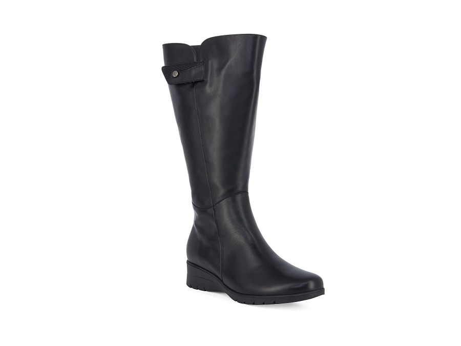 Woman PIESANTO Long Boots | Pisco Black | Peter Sheppard Footwear