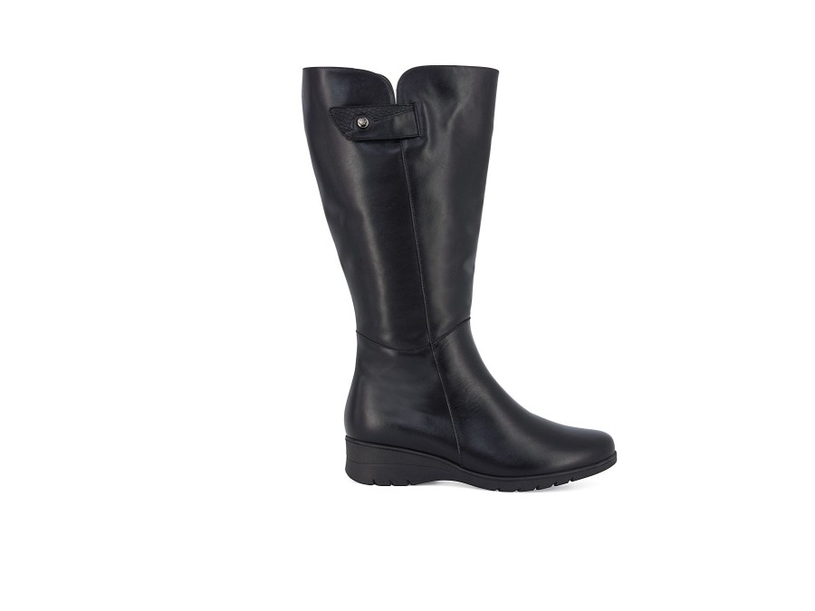 Woman PIESANTO Long Boots | Pisco Black | Peter Sheppard Footwear