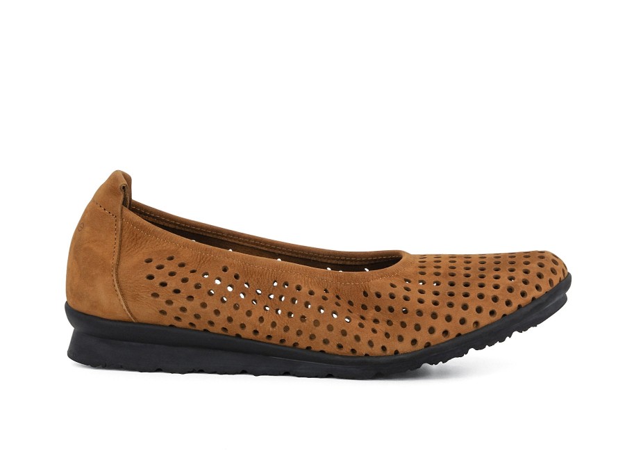 Woman ARCHE Ballerina Flats | Barria Brandy | Peter Sheppard Footwear