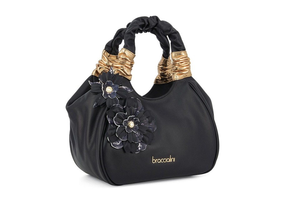 Woman BRACCIALINI HANDBAGS Handbags & Wallets | B 16962 Black | Peter Sheppard Footwear