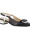 Woman BRUNATE Heels | Badia Black~White | Peter Sheppard Footwear