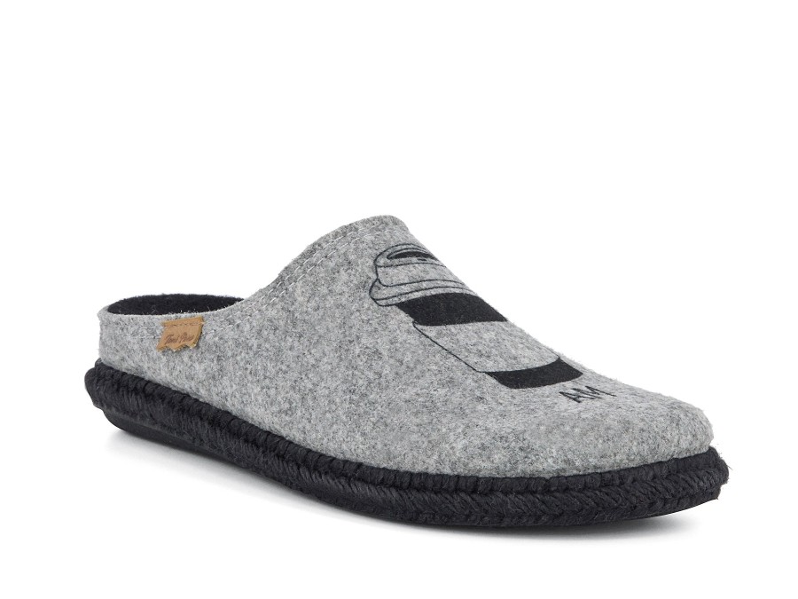 Woman TONI PONS Slippers | Tipple Grey | Peter Sheppard Footwear