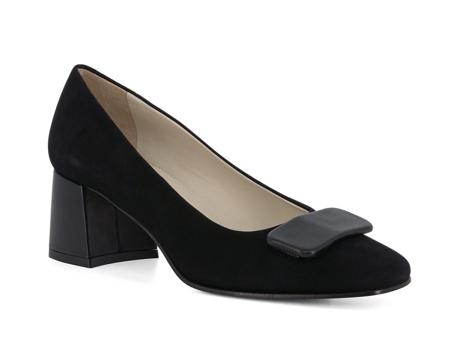 Woman AMALFI Heels | Saggina Black | Peter Sheppard Footwear