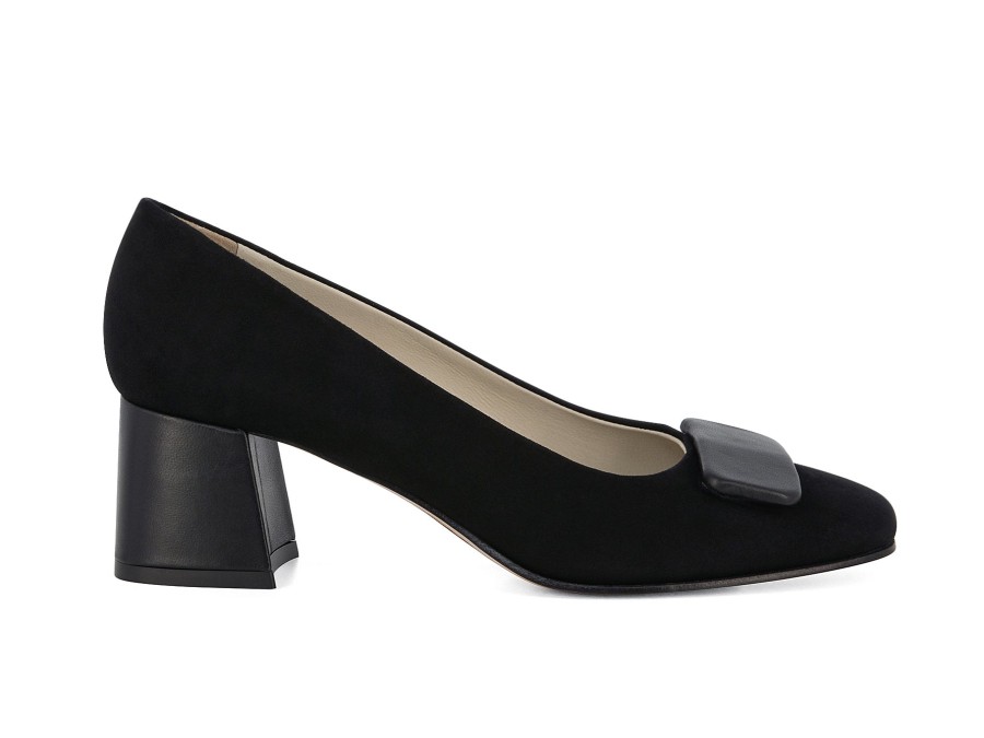 Woman AMALFI Heels | Saggina Black | Peter Sheppard Footwear