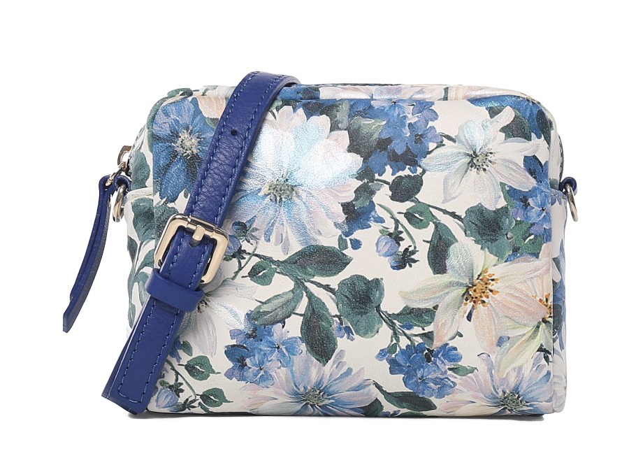 Woman INNUE HANDBAGS Handbags & Wallets | Hb T171 Blue Floral | Peter Sheppard Footwear