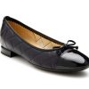 Woman BRUNATE Ballerina Flats | Beige 2 Navy | Peter Sheppard Footwear