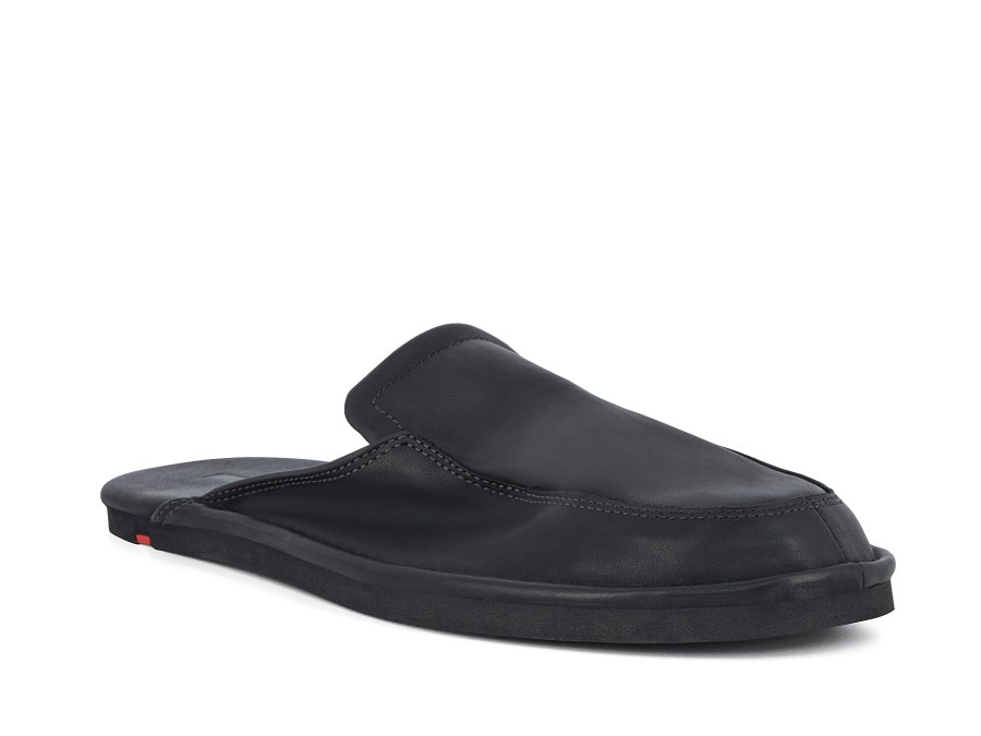 Man LLOYD Slippers | Travel Slippers Black | Peter Sheppard Footwear