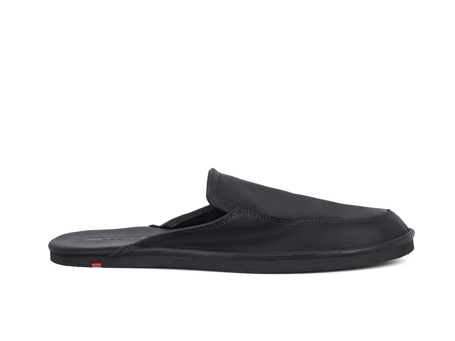 Man LLOYD Slippers | Travel Slippers Black | Peter Sheppard Footwear