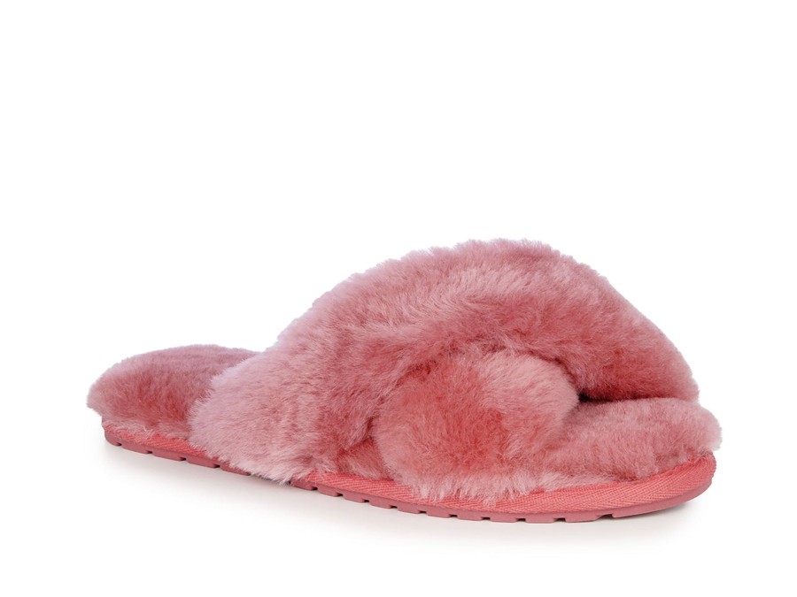 Woman EMU Slippers | Mayberry Mineral Red | Peter Sheppard Footwear