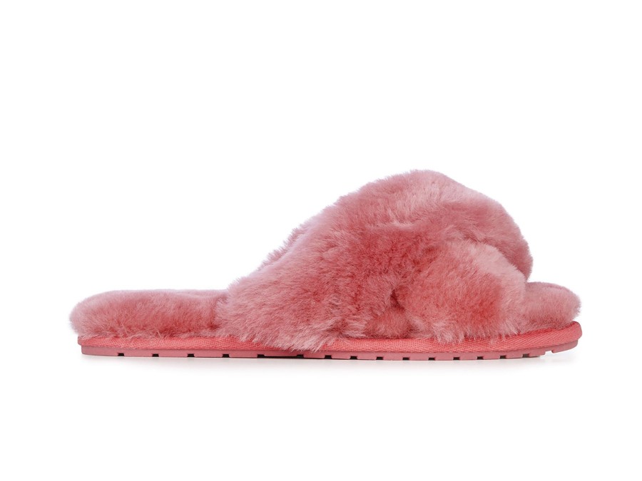 Woman EMU Slippers | Mayberry Mineral Red | Peter Sheppard Footwear