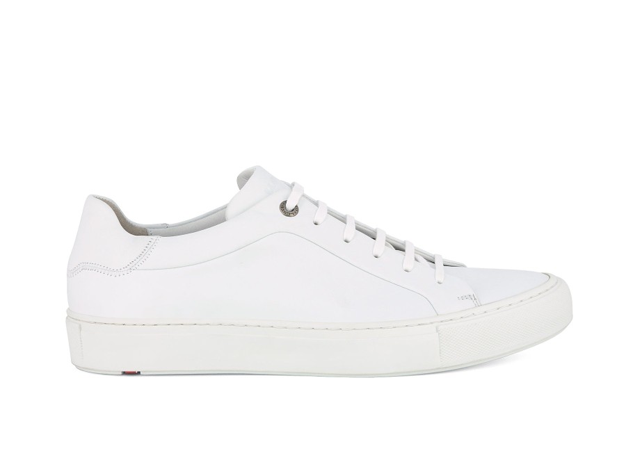 Man LLOYD Sneakers | Ajan White | Peter Sheppard Footwear