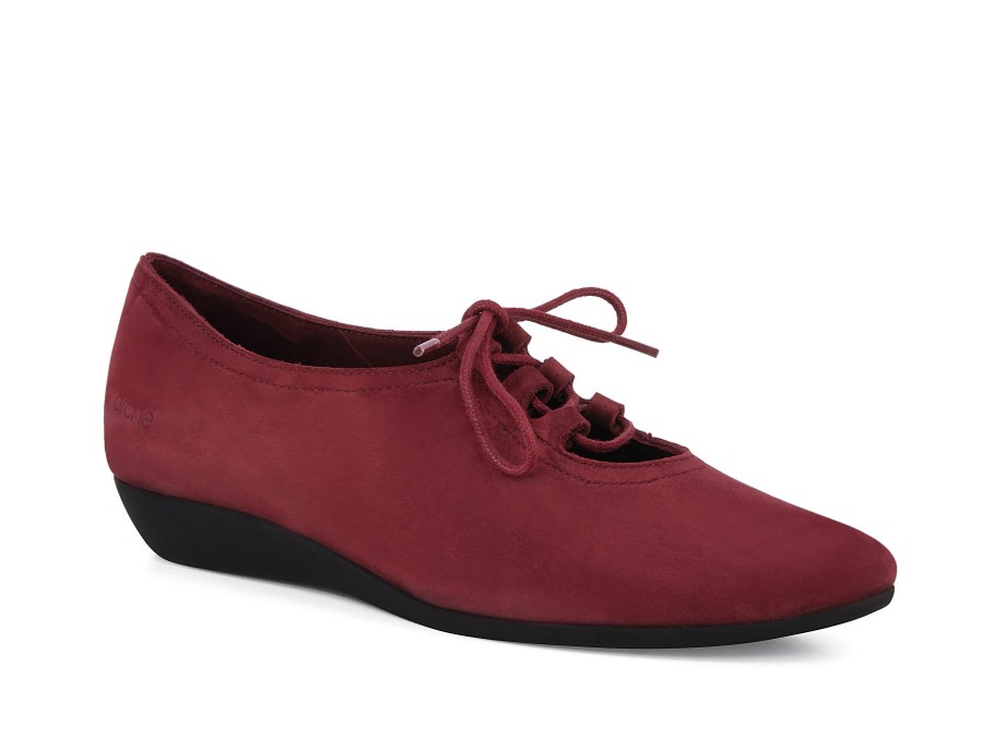 Woman ARCHE Lace-Ups | Onyste Dark Red | Peter Sheppard Footwear