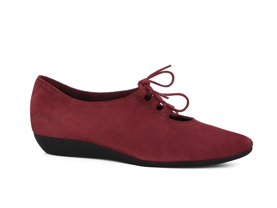 Woman ARCHE Lace-Ups | Onyste Dark Red | Peter Sheppard Footwear