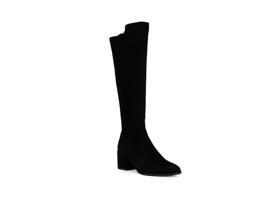 Woman STATUS Long Boots | Selvia Black | Peter Sheppard Footwear