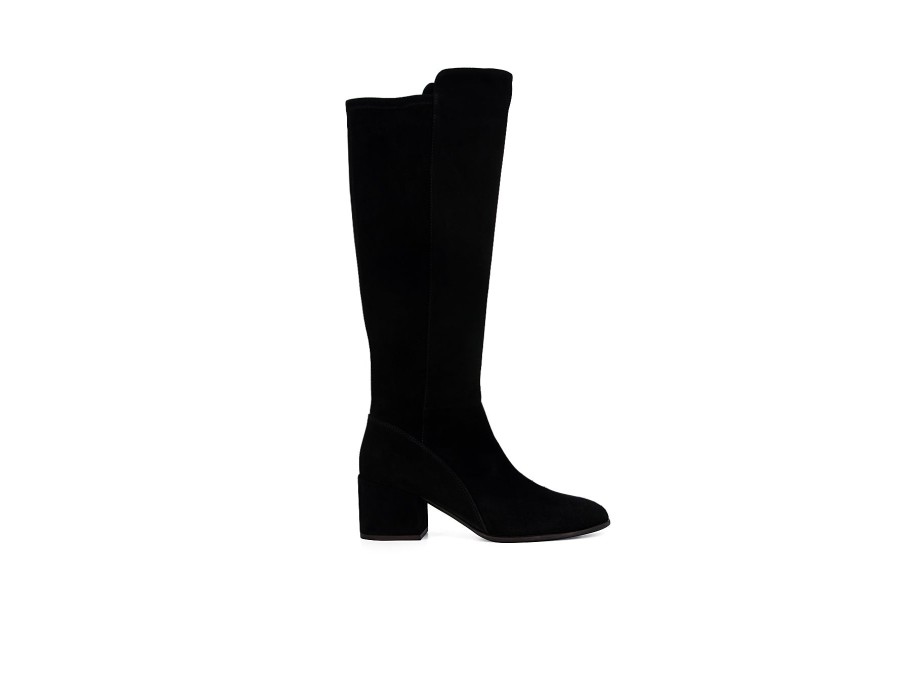 Woman STATUS Long Boots | Selvia Black | Peter Sheppard Footwear