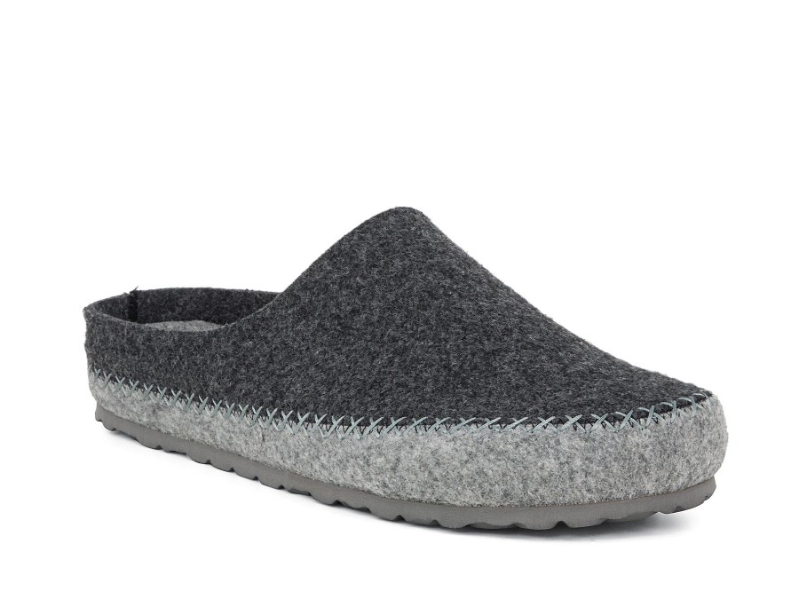 Man TONI PONS Slippers | Liam-T Grey | Peter Sheppard Footwear