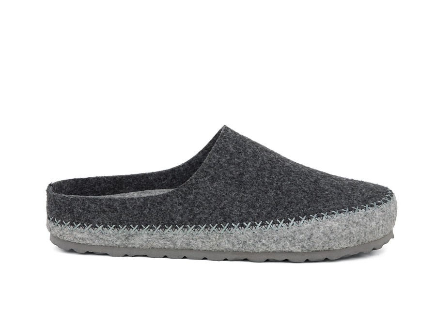 Man TONI PONS Slippers | Liam-T Grey | Peter Sheppard Footwear