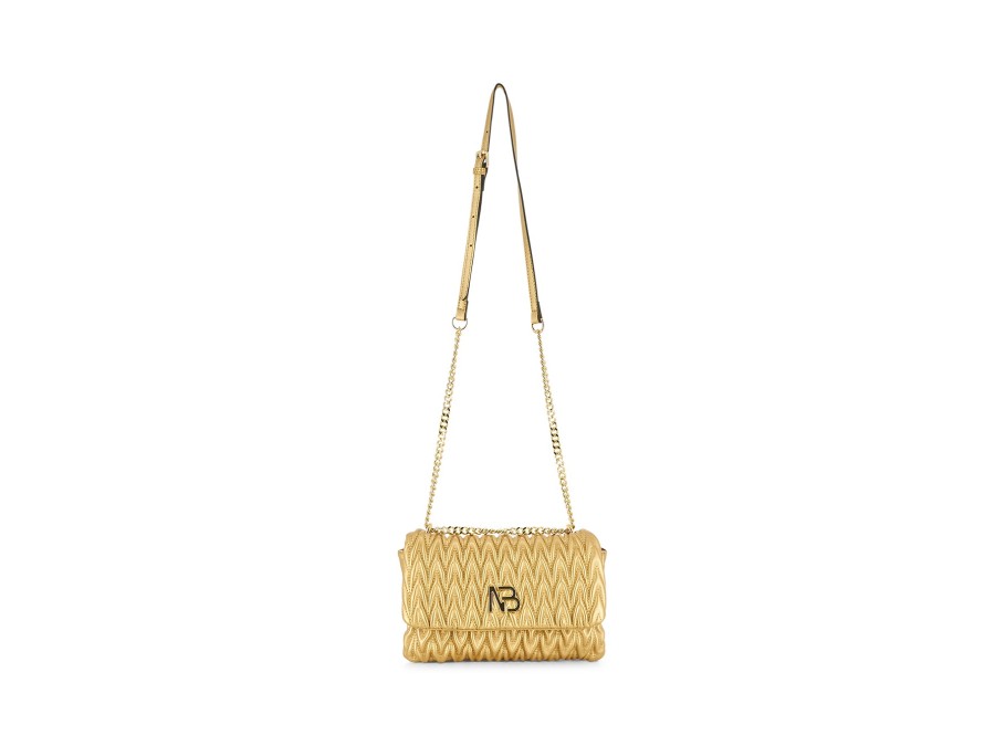 Woman BINNARI Handbags & Wallets | 19622 Hb Gold | Peter Sheppard Footwear