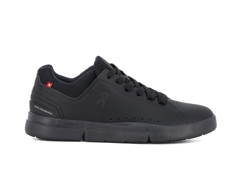 Woman ON Sneakers | The Roger Advantage All Black | Peter Sheppard Footwear