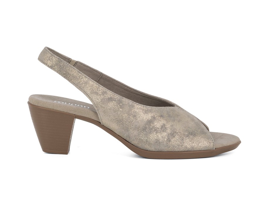 Woman MUNRO Heels | Rochelle Taupe | Peter Sheppard Footwear