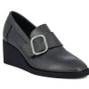 Woman ARCHE Wedges | Tilano Dark Silver | Peter Sheppard Footwear