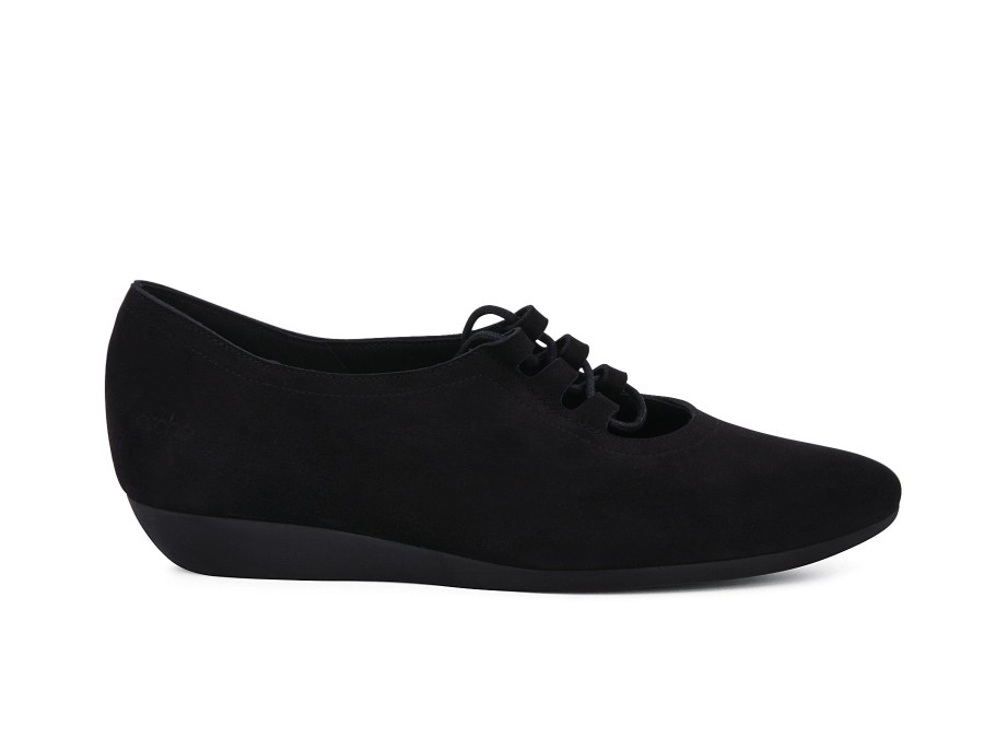 Woman ARCHE Lace-Ups | Onyste Black | Peter Sheppard Footwear