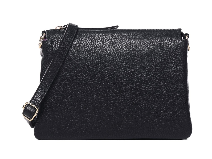 Woman INNUE HANDBAGS Handbags & Wallets | Hb F22 Black | Peter Sheppard Footwear