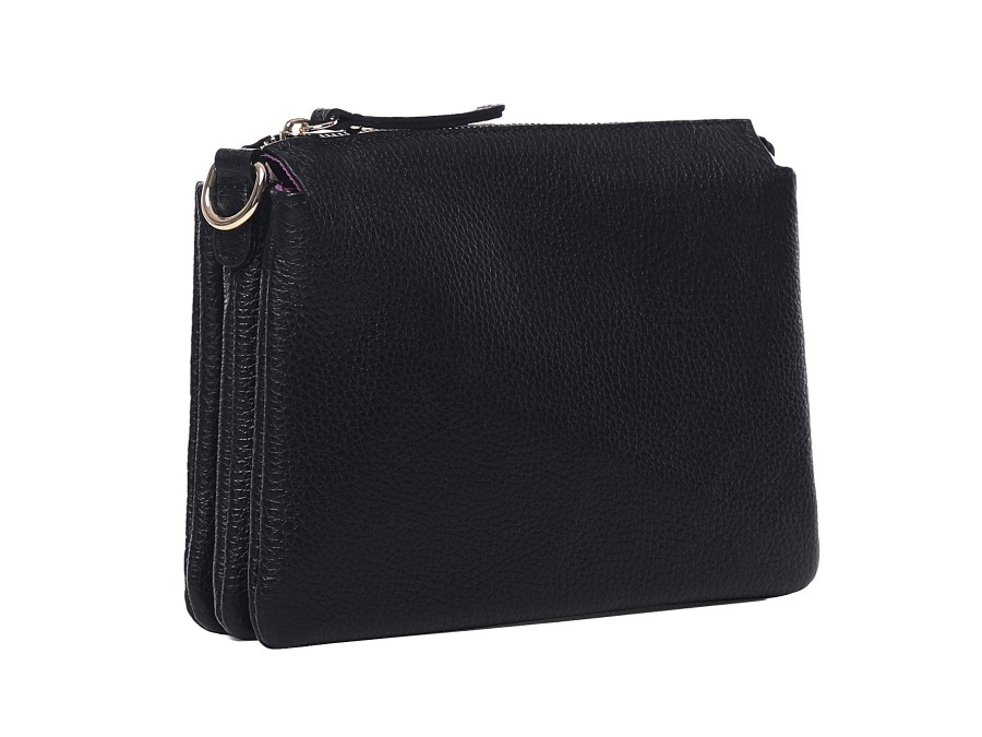 Woman INNUE HANDBAGS Handbags & Wallets | Hb F22 Black | Peter Sheppard Footwear