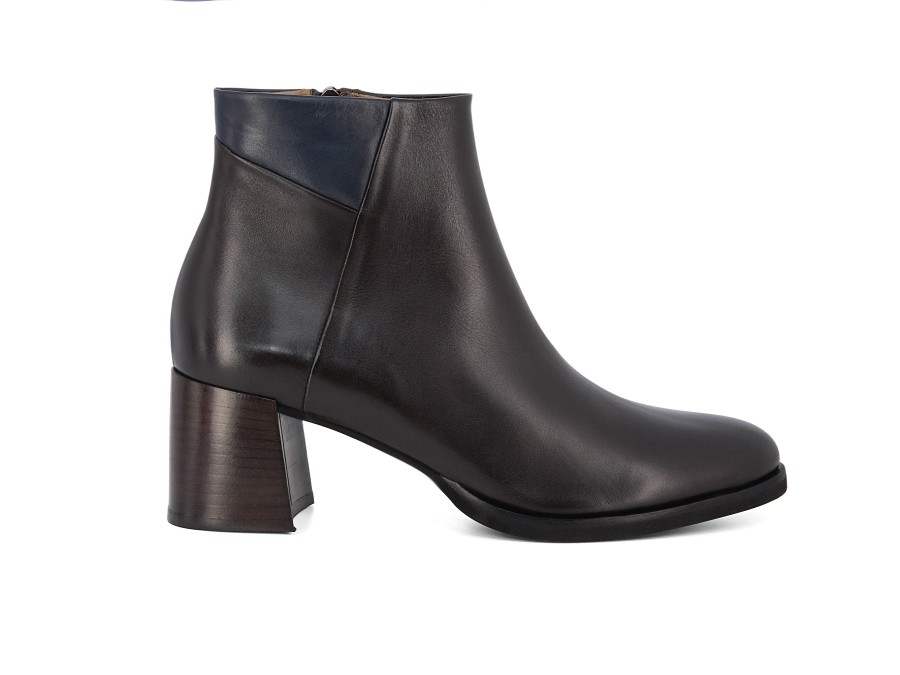 Woman CALPIERRE Ankle Boots | Croce Dark Brown | Peter Sheppard Footwear