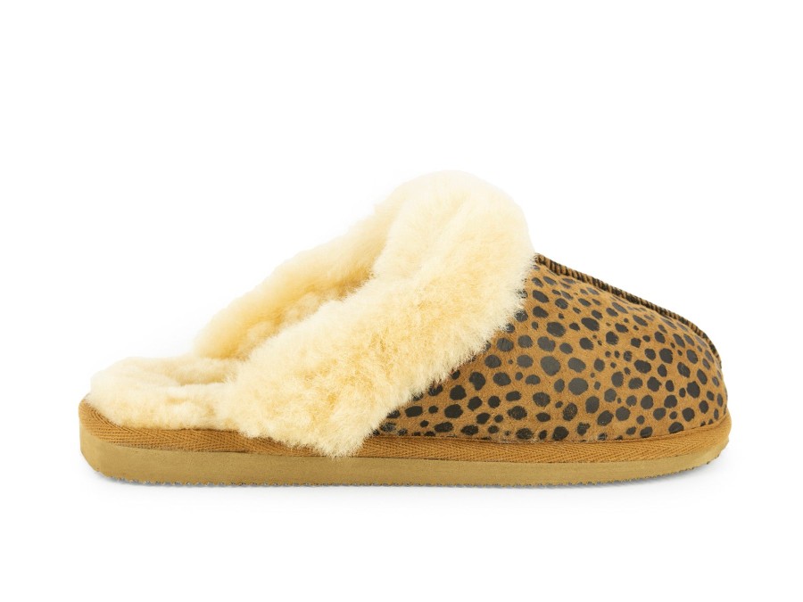 Woman SHEPHERD OF SWEDEN Slippers | Jessica 2 Leopard | Peter Sheppard Footwear